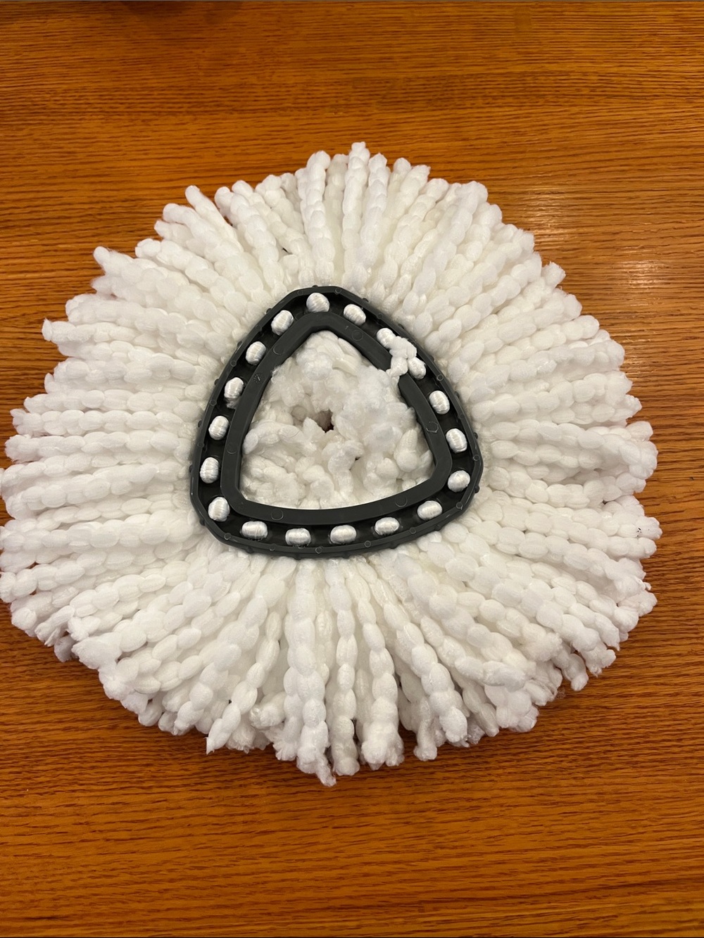White Microfiber Spin Mop Replacement Head - Unbranded